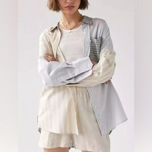 Urban Outfitters BDG button Down Striped Color Block